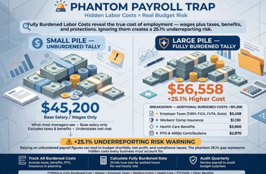 Step 1 Quantify Fully Burdened Labor Costs (Avoid the Phantom Payroll Trap)