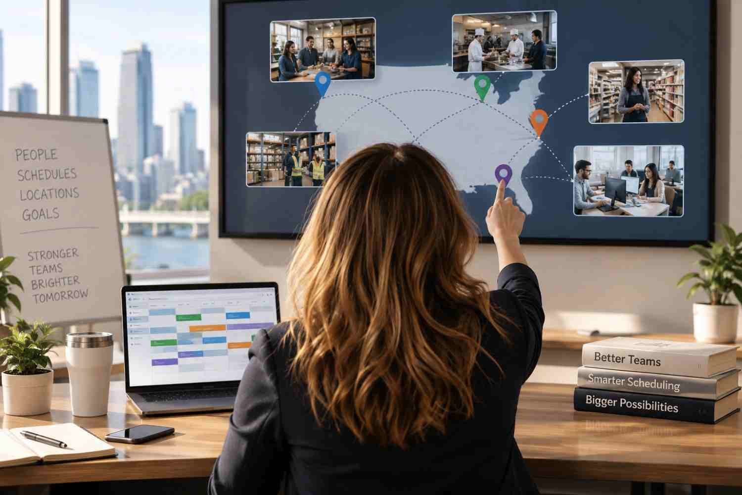 Coordinating Multiple Teams and Locations