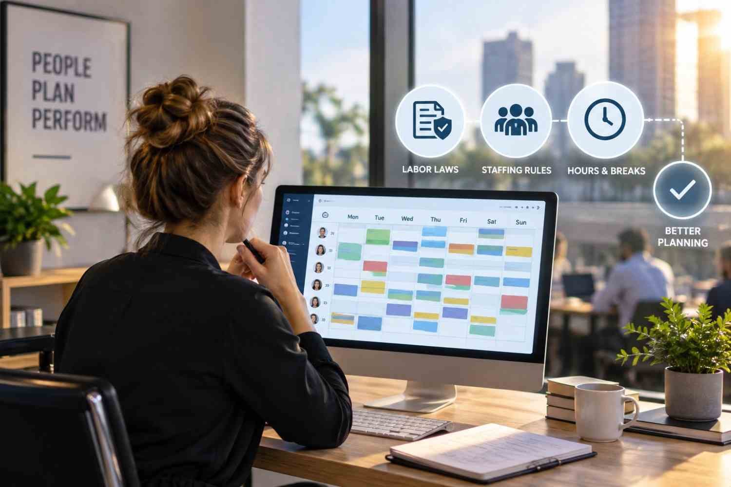 How Compliance-Aware Employee Scheduling Software Supports Better Planning