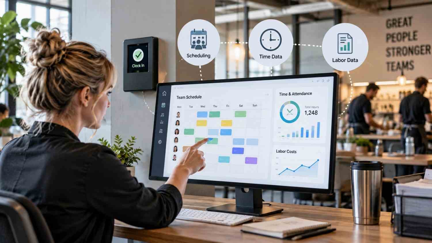 Scheduling Can Connect With Time and Labor Data