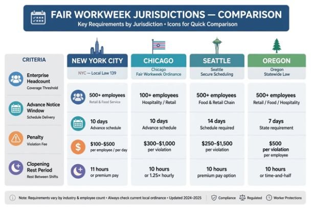 The Core Fair Workweek Compliance Checklist