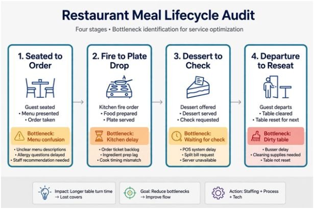 Auditing the Meal Lifecycle for Dead Time