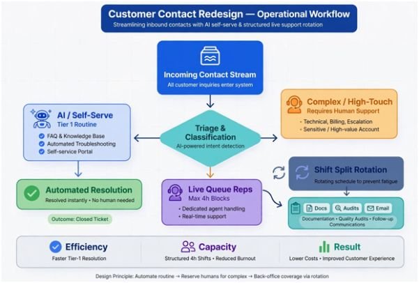 Redesigning Frontline Operations to Mitigate Chronic Fatigue