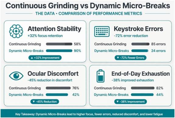Continuous Grinding vs. Dynamic Micro-Breaks: The Data